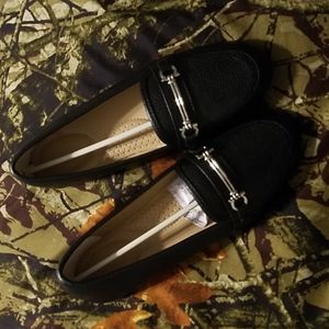 Black Flat Loafers